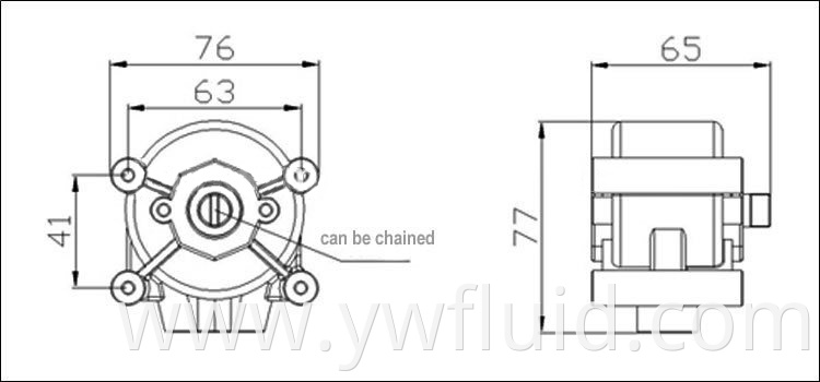 YWfluid Large flow Micro peristaltic pump head flow range 0~2360ml/min with 6/10 rollers used for liquids transfering and dist